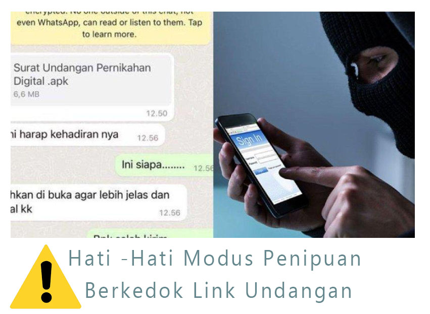 Viral Modus Penipuan Berkedok Link Undangan